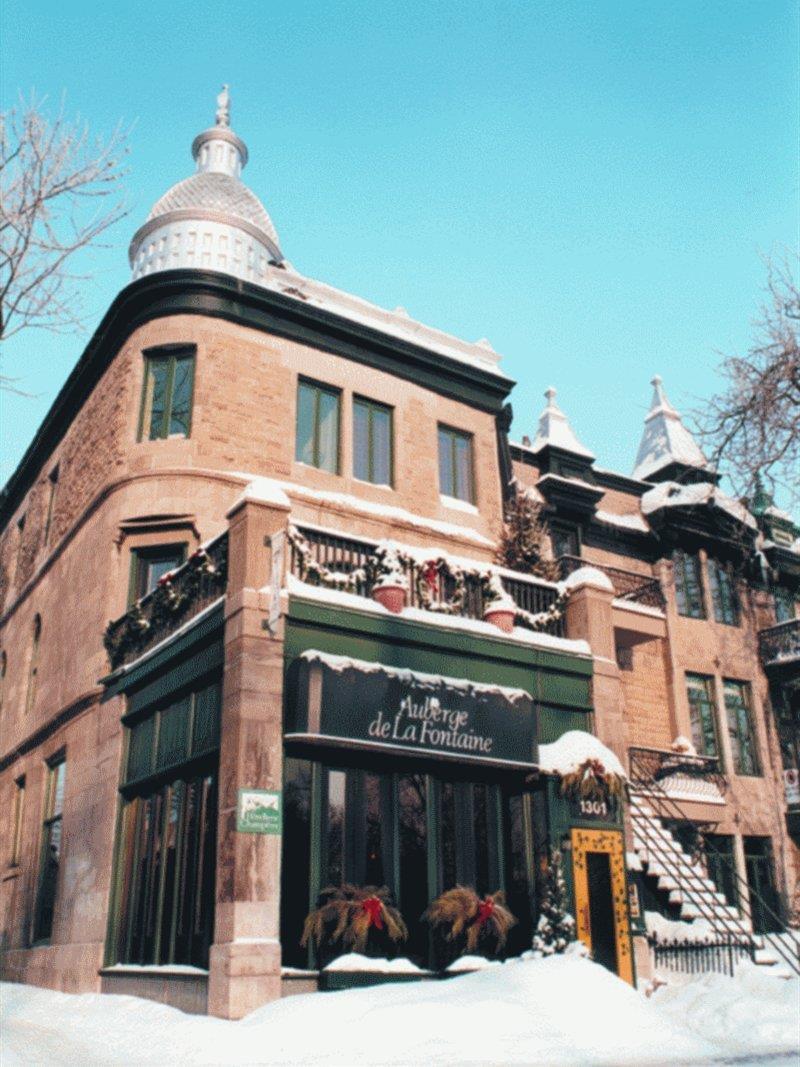 Auberge De La Fontaine Montreal Bagian luar foto